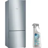 Réfrigérateur frigo combiné inox 503L Froid brassé Largeur 70cm BOSCH