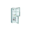 réfrigérateur frigo combiné inox 289L froid brassé Eclairage LED BOSCH
