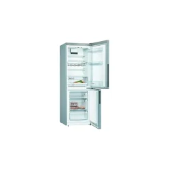 réfrigérateur frigo combiné inox 289L froid brassé Eclairage LED BOSCH