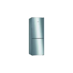 réfrigérateur frigo combiné inox 289L froid brassé Eclairage LED BOSCH