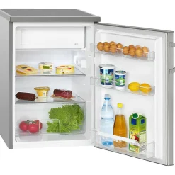 Réfrigérateur 120L Inox Bomann KS2194-1-Inox