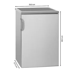 Réfrigérateur 120L Inox Bomann KS2194-1-Inox