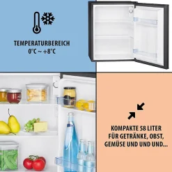 Réfrigérateur 58L Noir Bomann KB7347-Noir