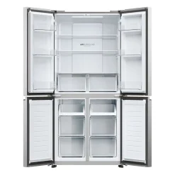 Réfrigérateur multi-portes - HAIER - HCR3818ENMM - Classe E - 467 L - 35 dB - 181,5 x 83,3 x 65 cm - Silver