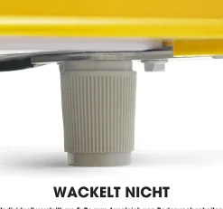 Réfrigérateur rétro 72L, double porte, congélateur 21L, LED, classe E, jaune