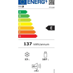 Réfrigérateur table top 56cm 120l blanc Fagor FTT120E