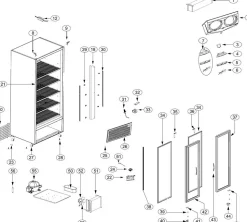 Réfrigérateur Vitré FS890H - TEFCOLD