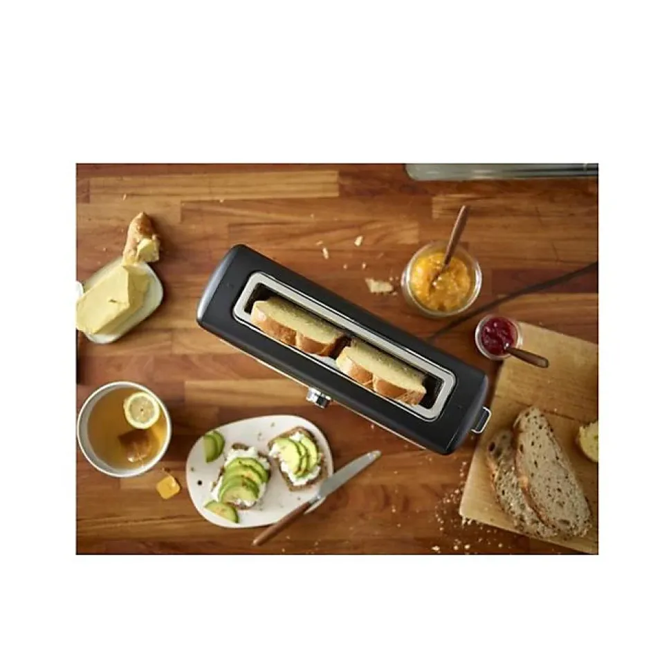 Riviera & Bar Grille-pains 1 fente 1010w noir satin - QGP669