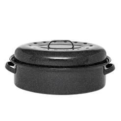 Roaster ovale couvert 46x32 cm