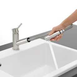 Robinet cuisine rabattable VILLEROY ET BOCH Como Shower window Inox + nettoyant