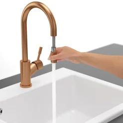 Robinet cuisine VILLEROY ET BOCH Umbrella flex bronze