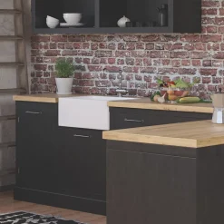 Robinet cuisine vintage chromé MARIUS