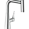 Robinet de cuisine avec douchette HANSGROHE Metris M71 220 2 jets chromé