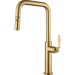 Robinetterie Cuisine mitigeur BALI à poser Or brosséChroméNoir matCanon de fusilOr brosséOr rose brossé