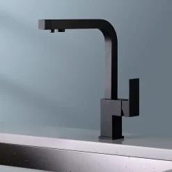 Robinetterie Cuisine mitigeur HYDRA à poser Noir (mat)ChroméNoir mat