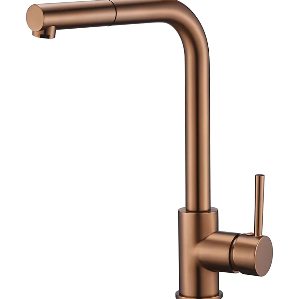 Robinetterie Cuisine mitigeur CHYPRE à poser Or rose brosséInoxChroméNoir matBlanc matOr brosséOr rose brossé