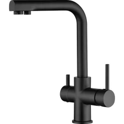 Robinetterie Cuisine mitigeur BIARRITZ à poser Noir (mat)ChroméNoir mat