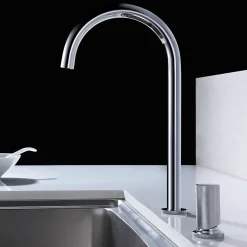 Robinetterie Cuisine mitigeur IBIZA à poser Chromé BrillantChroméNoir matOr brosséOr rose brossé