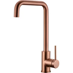 Robinetterie Cuisine mitigeur SQUARE à poser Or brosséChroméNoir matOr brosséOr rose brossé