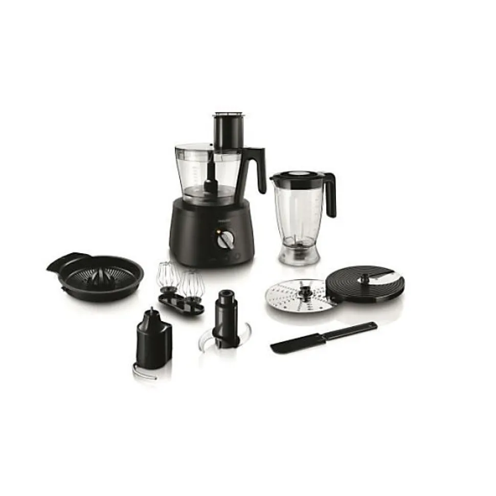 Robot de cuisine PHILIPS HR7776/90, 1 300W, Compact 3-en-1, Bol de 3,4l