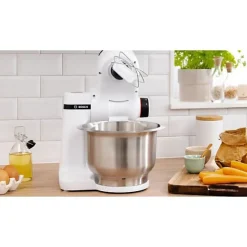 Robot patissier compact et multifonction KITCHEN MACHINE BOSCH Serie 2 - 700W - 3,8L - Blanc