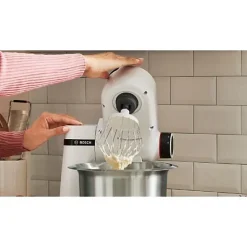 Robot patissier compact et multifonction KITCHEN MACHINE BOSCH Serie 2 - 700W - 3,8L - Blanc