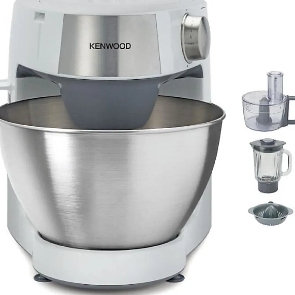 Robot patissier multifonction KENWOOD Prospero KHC291A.H0WH - Blender, Bol multifonction, 3 disques, Presse agrumes Bol inox