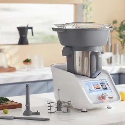 Robot Cuiseur Connecté 800 Recettes Cuisioxtconnect Gris Kitchencook