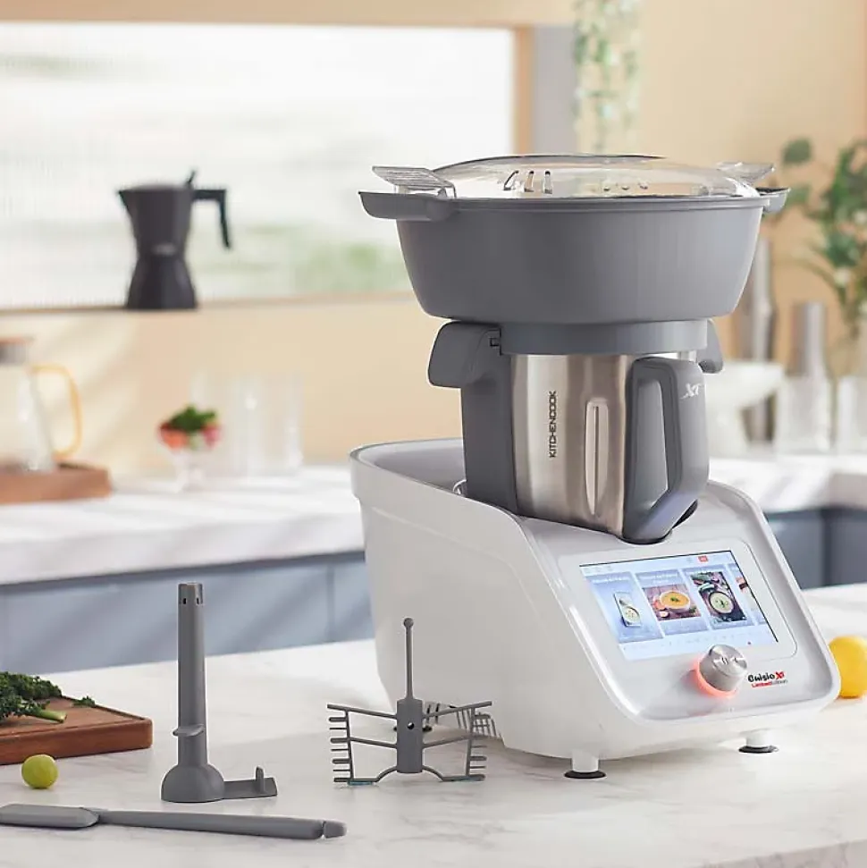 Robot Cuiseur Connecté 800 Recettes Cuisioxtconnect Gris Kitchencook