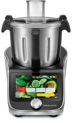 Robot cuiseur multifonctions avec bol xl,balance intégrée et écran tactile +800 recettes Naturamix ROBOT CUISEUR XL