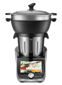 Robot cuiseur multifonctions avec bol xl,balance intégrée et écran tactile +800 recettes Naturamix ROBOT CUISEUR XL
