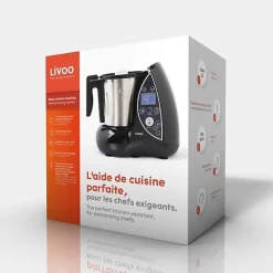 Robot culinaire chauffant 3l 1500w noir Livoo DOP142N
