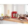 Robot de cuisine - BOSCH Kitchen machine MUM5 - Rouge foncé/silver - 1000W-7 vitesses+pulse - Bol mélangeur inox 3,9L