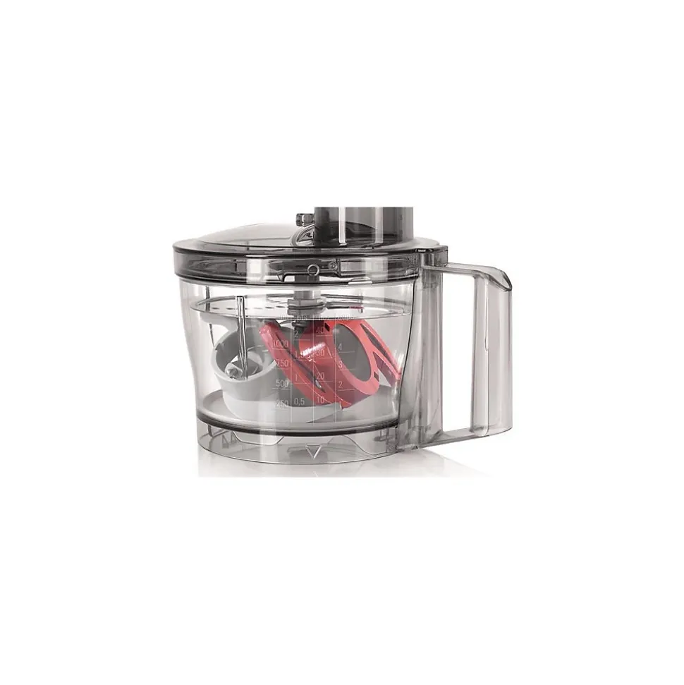 Robot Multifonctions Blanc 800W Réservoir 2,3L 2 vitesses Couteau multifonctions Lame inox couvercle cheminée d'ajout po BOSCH