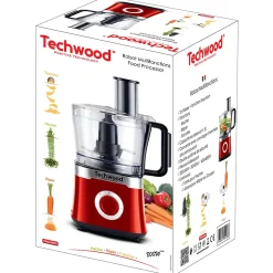 Robot Multifonctions 800W - Techwood TRO-6855 - 3 vitesses - Réservoir 1,5L - Coloris Rouge