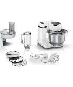 Robot patissier KITCHEN MACHINE Bosch Serie 2 - 700W - 3,8L - Blanc