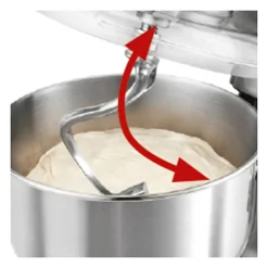 Robot patissier multifonction 4 en 1 - 6,2 L 1200W Clatronic KM 3674 Titan