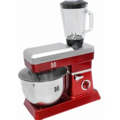 Robot petrin 1800 W max 6.5L rouge Herzberg HG5065-RD