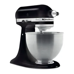 Robot pâtissier KitchenAid Classic Noir 4,3L 10 vitesses Accessoires inclus 5K45SSEOB