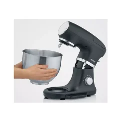 Robot pâtissier multifonction 5.5l 1000w noir/inox Severin KM3898