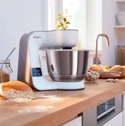 Robot pâtissier multifonction 3.9l 1000w blanc/champagne Bosch MUM5XW20 mum5 creationline