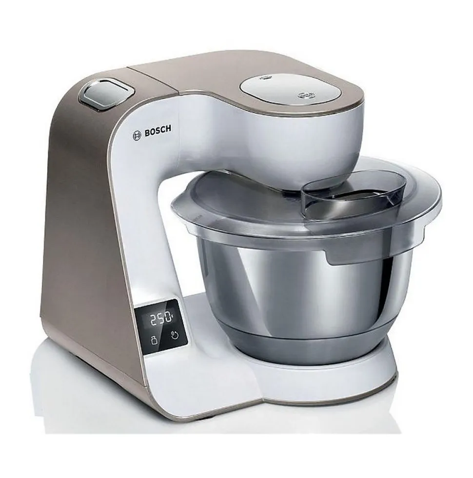 Robot pâtissier multifonction 3.9l 1000w blanc/champagne Bosch MUM5XW20 mum5 creationline