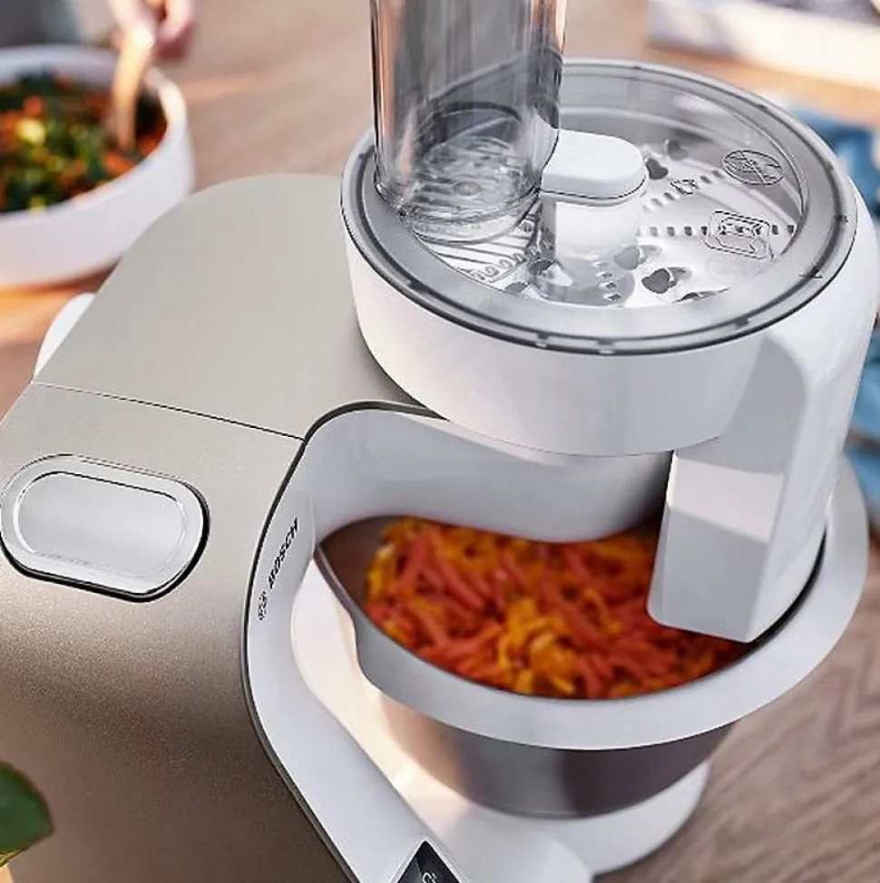 Robot pâtissier multifonction 3.9l 1000w blanc/champagne Bosch MUM5XW20 mum5 creationline