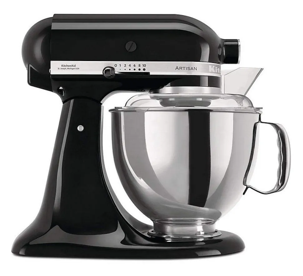 Robot pâtissier multifonction 4,8l 300w noir onyx Kitchenaid 5KSM175PSEOB artisan
