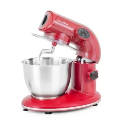 Robot Pétrin Avec Bol Inox 5l Ak80v2 Kitchencook Rouge