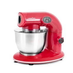 Robot Pétrin Avec Bol Inox 5l Ak80v2 Kitchencook Rouge