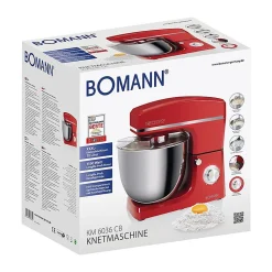 Robot pétrin multifonction 10L 1500W Bomann KM 6036 CB Rouge