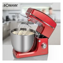 Robot pétrin multifonction 10L 1500W Bomann KM 6036 CB Rouge