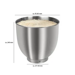 Robot pétrin multifonction 10L 1500W Bomann KM 6036 CB Rouge