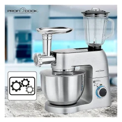 Robot pétrin Multifonctions 3en1 6.5L 1500W Proficook PC-KM 1189